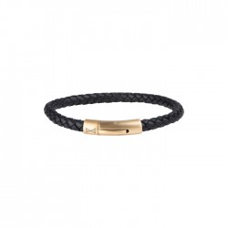 AZE Armband 21cm iron single string gold - 61891