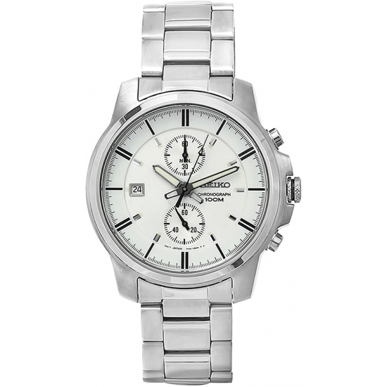 HEREN Seiko staal Chronograph - 50364