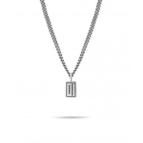Buddha to buddha zilver Essential Necklace 75cm - 53703