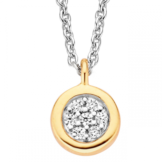 Moments Collier + Hanger zirkonia Verguld 61250AY - 56373