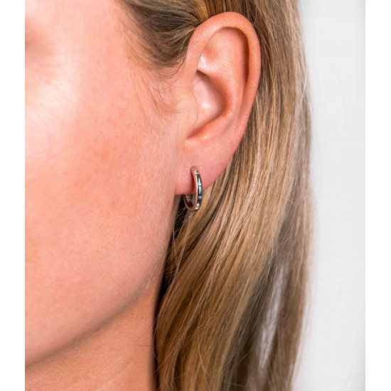 Zinzi creolen zilver met zirkonia zio1683 - 57161