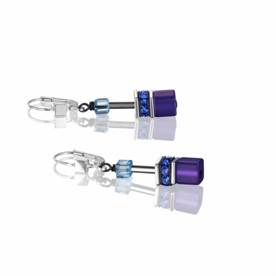 Coeur de Lion Oorbellen Bleu-purple 2838/20-0708 - 57760