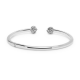 011WZC Buddha to Buddha Armband  katja bangle met zirconia maat c 17cm - 57911