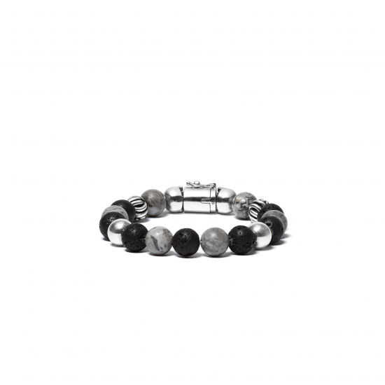 Buddha to Buddha bead mix grey 188MG F 21cm - 58782