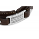 Buddha to Buddha Armband leer Jantan bruin 21cm - 59283