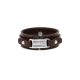 Buddha to Buddha Armband leer Jantan bruin 21cm - 59283