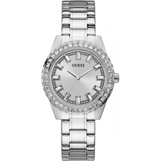 GW0111L1 guess dames horloge staal met steentjes 60311