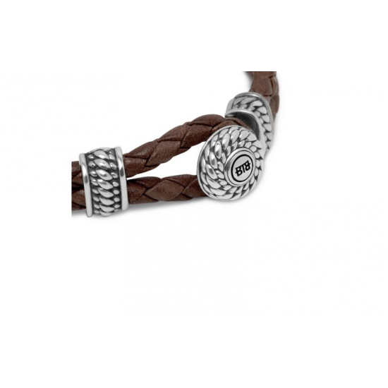 Buddha to Buddha Armand ben Leather knot Brown 220BR E 19cm - 59138