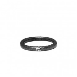 Buddha to Buddha Ring Dunia Hammered Blackmodel 321 maat 16 - 60485