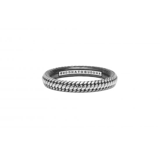 Buddha to Buddha Ring Dunia ben  black,model 322 maat 16 - 60487