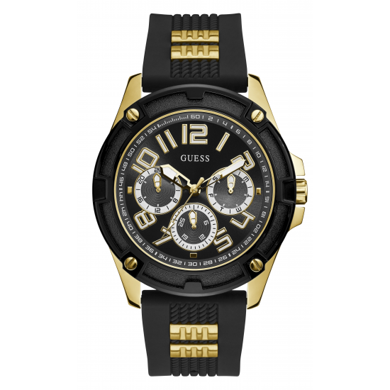 Guess Heren Horloge zwart double gw0051G2 - 59725