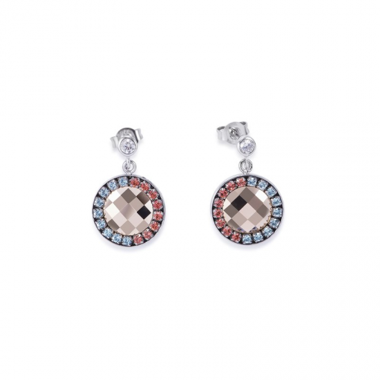 Coeur de Lion Oorbellen Aqua-Red4954/21 - 58588