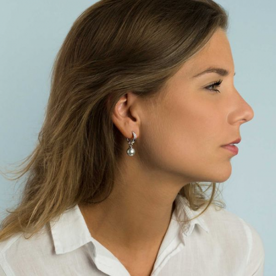 zinzi parel aanhangers zich266LG lichtgrijze - 58923