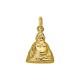Veertien karaats geel gouden buddha bedel - 59217