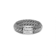 Buddha to Buddha ring Balck rhodium shine silver BEN XS - 60409