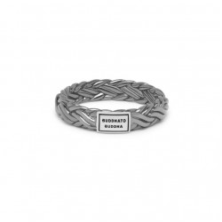 Buddha to Buddha ring Black rhodium shine silver katja - 60415
