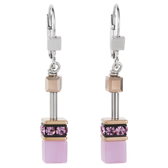 Coeur de Lion oorbellen 4016/20-1920 roze rose - 60111