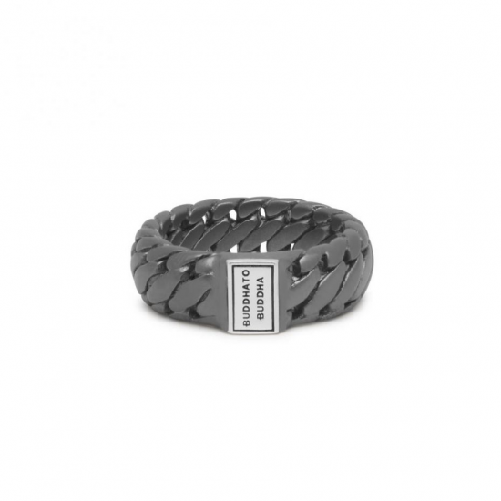 Buddha to Buddha ring Ben small rhodium silver 17 - 61771