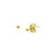 14 krt gouden oorknopjes 2.5mm - 60427