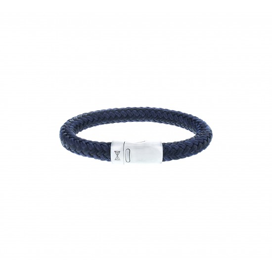 AZE Armband cord main royal blue 8mm steel 21cm/ L - 60669