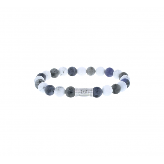 AZE Armband 17.5cm beads 8mm Matterhorn - 60700