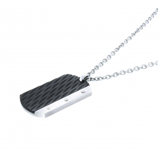AZE AZ-NL001-A-080 collier 80cm dogtage Inox - 60676
