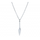 AZE collier 80cm  AZ-NL002-A-080 spear - Inox staal - 60677