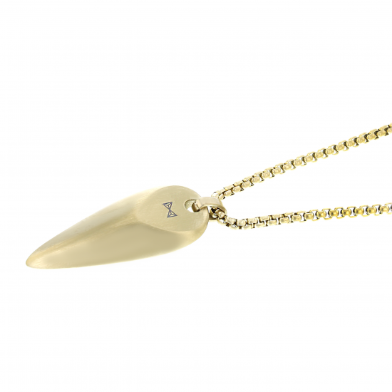 AZE collier triangle Dore, AZ-NL003-C-070 70cm staal - 60678