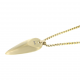 AZE collier triangle Dore, AZ-NL003-C-070 70cm staal - 60678