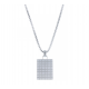 AZE collier 70cm, square AZ-NL004-A-070 staal - 60682