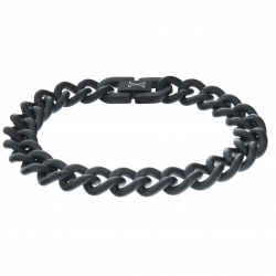 AZE Armband 19.5 cm Gourmette satin - noir- - 60710 AZE Armband 19.5 cm Gourmette satin - noir- - 60710