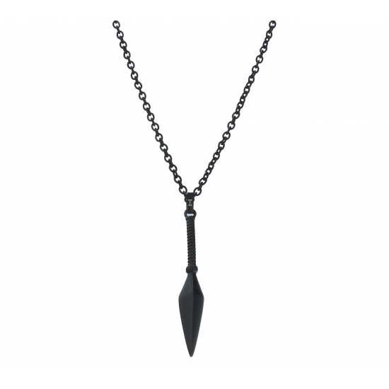 AZE collier spear noir 70cm / AZ-NL002-B-080 - 60683