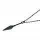 AZE collier spear noir 70cm / AZ-NL002-B-080 - 60683