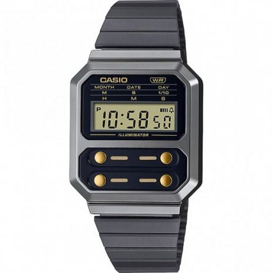 Casio retro horloge A100WEGG-1A2EF - 61999