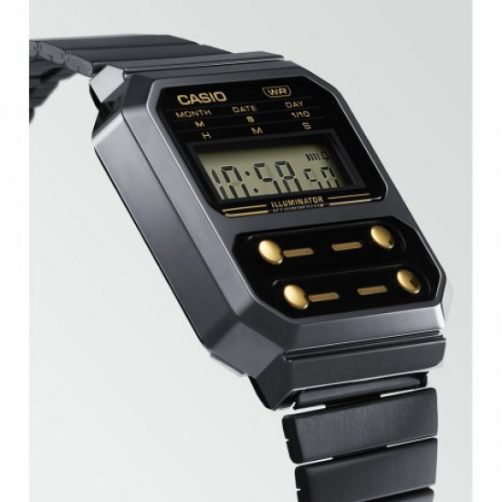 Casio retro horloge A100WEGG-1A2EF - 61999