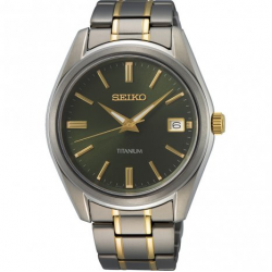 Seiko Titanium horloge 10bar safier - 62048