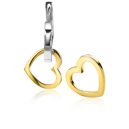 creool hangers hartje verguld ZICH2197G - 62158
