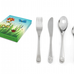 kindercouvert 4-dlg Natuurvriendjes rvs - 62104