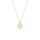 14 karaats gouden collier met de letter S40/44cm - 62358