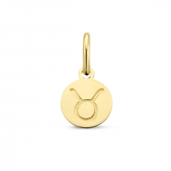 14 karaats gouden sterrenbeeld stier - 62369
