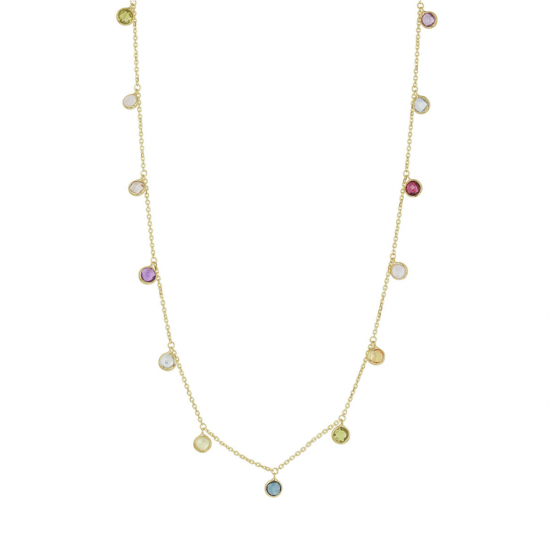 Veertien karaats geelgouden collier 41/45cm - 62370