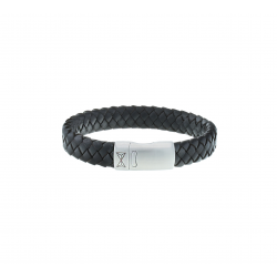 AZE Armband 19.5 cm iron jack brown leer - 60739