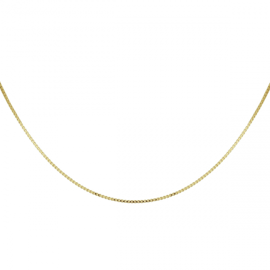 14krt gouden collier 60cm 0.9mm venetiaans - 62446