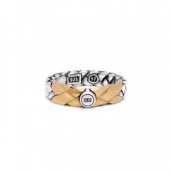 Buddha to buddha Ring limited george small maat 17.5 brons zilver - 62528