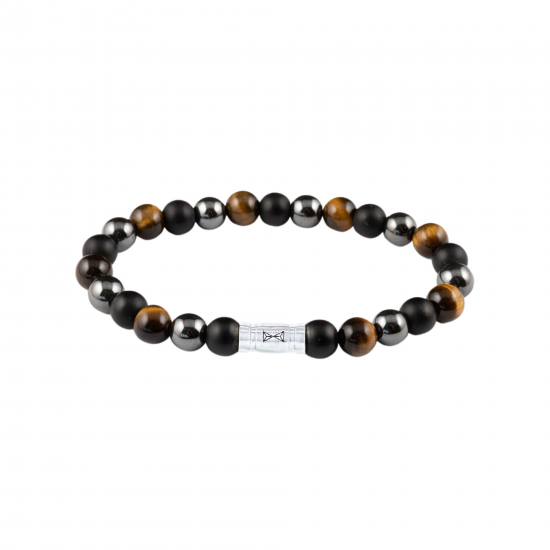 AZE Armband 17.5 beads 8mm kilimanjaro - 60812