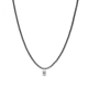 Buddha to buddha collier George xs necklace black rhodium 60cm - 60916