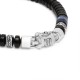 buddh to Buddha armband spirite beads mini onyx Sodalite 21cmF - 61058