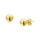 14 karaats geelgouden oorknop 6mm - 61272