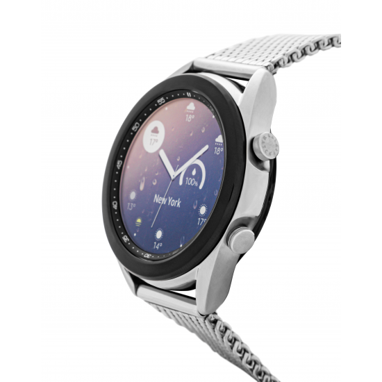 SA.R850SM Samsung smart watch staal mesh, leer en rubber. - 61312