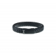 AZE Armband leer 21cm iron jack black on black - 61373